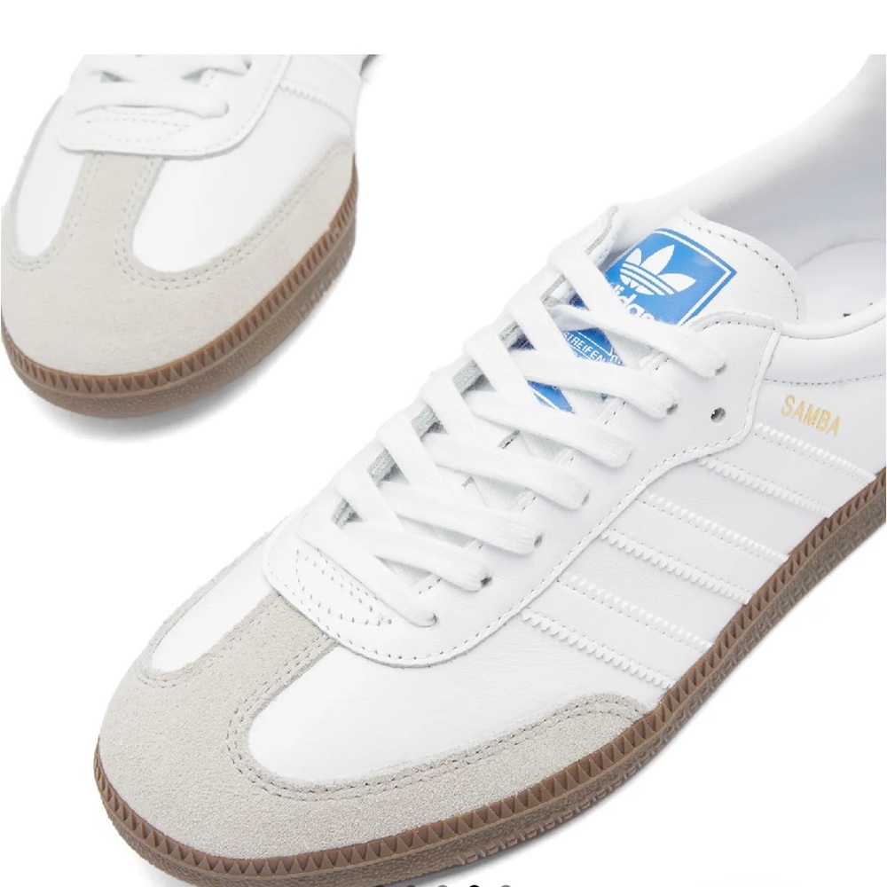 Brand new in the box, but adidas Samba white UK 4.5